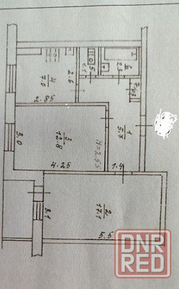 Продам 2-х комнатную квартиру пл.Шахтерская Донецк - изображение 2