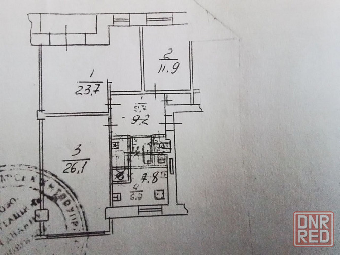 Продам 3х комн.кв, бул.Пушкина, 82кв.м Донецк - изображение 9