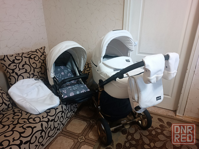 Продам коляску внедорожник 2 в1,фирма-пеппи индиго. Макеевка - изображение 2