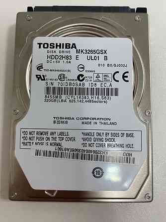 Жесткий диск Toshiba 320Gb MK3265GSX под 2ой накопитель Донецк