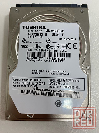 Жесткий диск Toshiba 320Gb MK3265GSX под 2ой накопитель Донецк - изображение 1