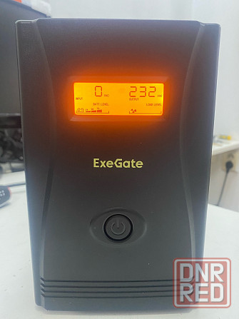 ибп ExeGate ep212519rus Power Smart LLB-1000 lcd 1000va 4 евророзетки, USB без аккумуляторов Донецк - изображение 1