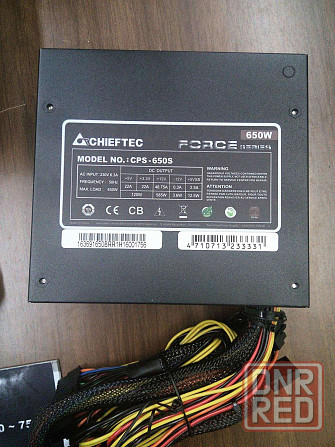 Блок питания Chieftec FORCE 650W [CPS-650S] черный Донецк - изображение 2