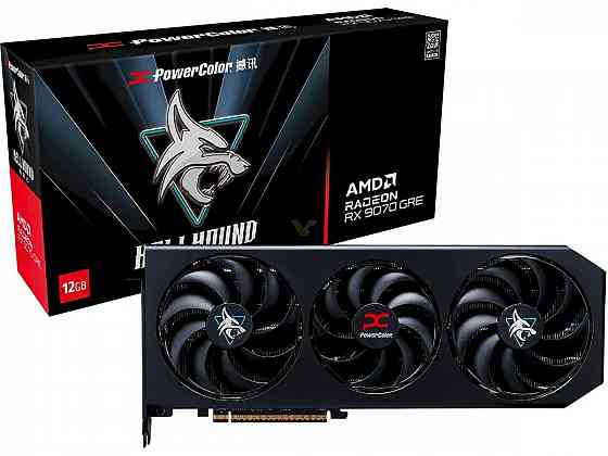 Видеокарта RX 9070 12GB GRE Powerolor Hellhound Донецк