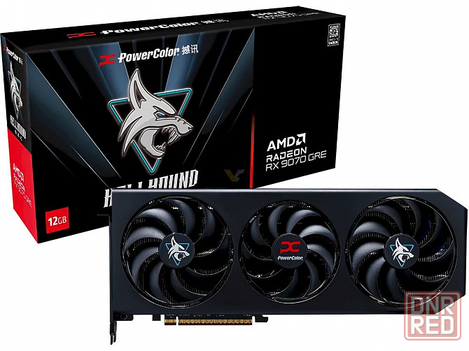 Видеокарта RX 9070 12GB GRE Powerolor Hellhound Донецк - изображение 1