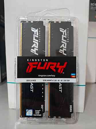 Оперативная память DDR5 Kingston Fury Beast 32Gb (kit 2x16) 5600MHz CL40 Донецк