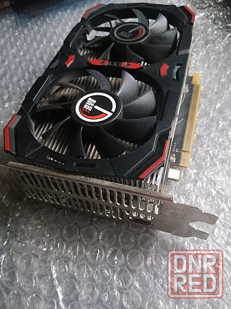 Видеокарта 4Гб Radeon RX580 2048sp двухкуллерная 256bit Горловка - изображение 1