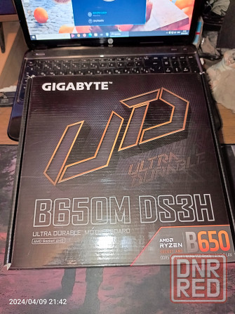 Комплект: AMD Ryzen 7 7700 OEM/GIGABYTE B650M-DS3H DDR5/TEAM GROUP DDR5 32Gb Макеевка - изображение 2