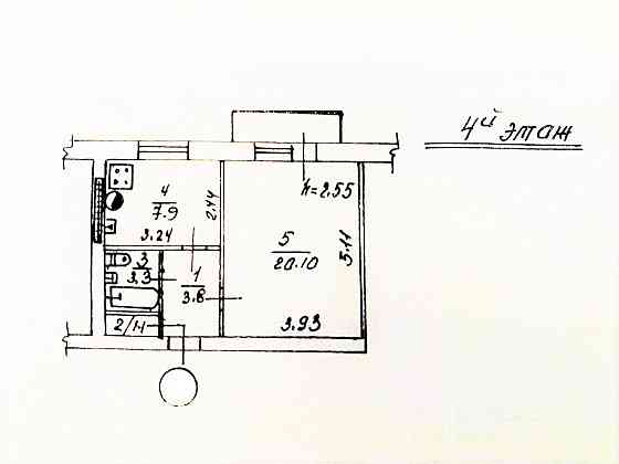 1-но комн. в хорошем состоянии. Смолянка, ул. Ермолая Жукова. Документы готовы. Донецк