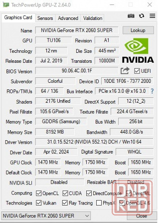 Видеокарта Colorful GeForce RTX 2060 super 8GB Донецк - изображение 4