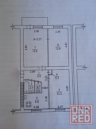 Продам 3 ком.квартиру на Бирюзова-2 Донецк - изображение 10