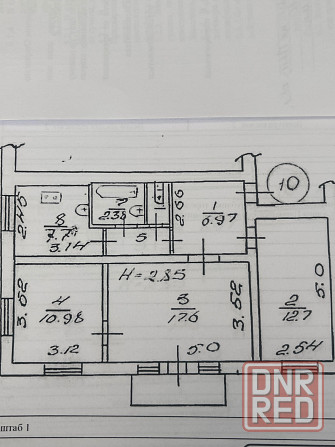 Продается 3 комнатная квартира, Левобережный район Площадь Мариуполь - изображение 1