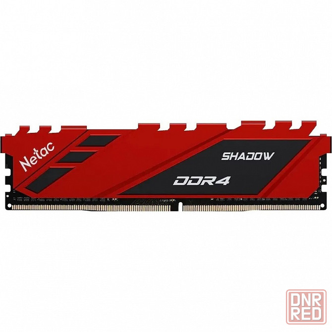 Netac оперативная память ddr4 3600 mhz shadow red 2x8 гб Донецк - изображение 1