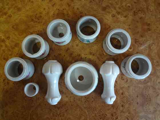 Фарфоровые вставки на советские светильники Луганск