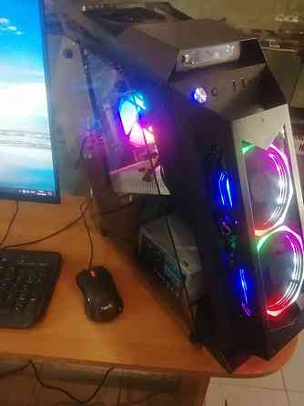 Новый Core i3-12100f с 16Гб DDR5 5200Мгц RX580 суперкорпус Горловка