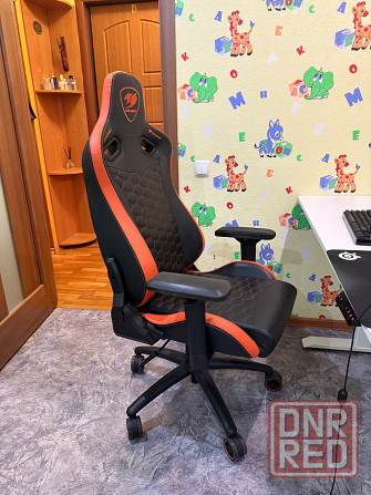 Кресло компьютерное игровое Cougar Armor S оранжевый Донецк - изображение 3