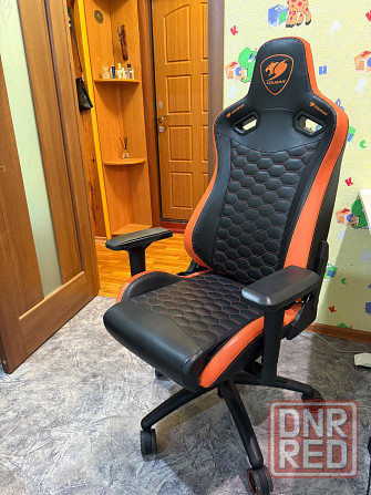 Кресло компьютерное игровое Cougar Armor S оранжевый Донецк - изображение 7