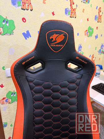 Кресло компьютерное игровое Cougar Armor S оранжевый Донецк - изображение 6