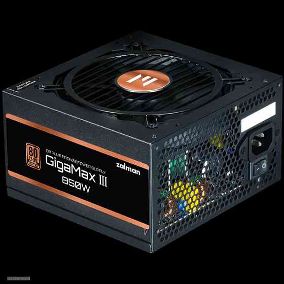 Блок питания 850w zalman gigamax iii (zm850-gv3), 80+ bronze | Гарантия Донецк