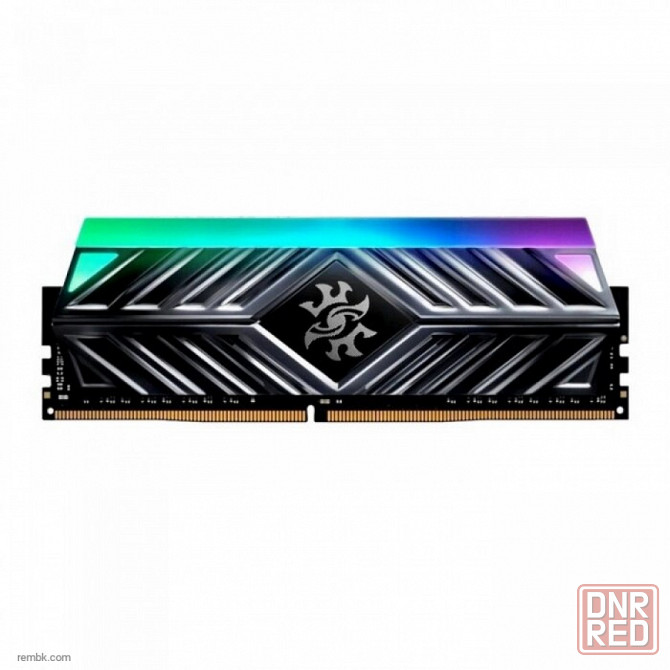 Модуль памяти 16gb adata ddr4 3200 dimm xpg spectrix d41 rgb grey gaming memory (ax4u320016g16a-st41) по доступной цене в макеевке днр | Гарантия Донецк - изображение 1