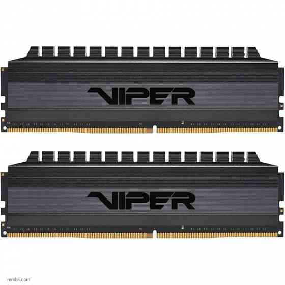 Оперативная память dimm ddr4 8gb 3200mhz patriot viper 4 blackout (pvb48g320c6k) (2x4gb kit) в макеевке днр | Гарантия Донецк