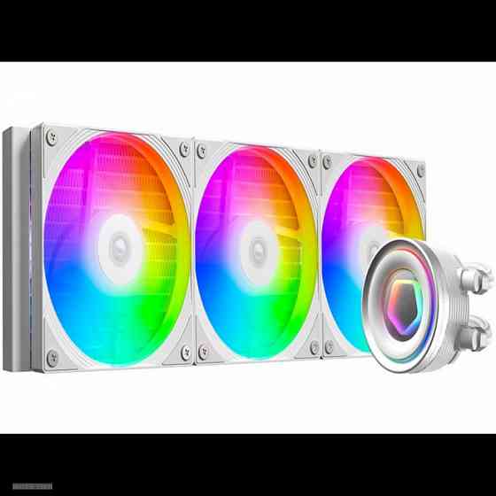 Сво для процессора id-cooling fx360 inf white (all intel/amd, 3*120mm fan, 2900rpm, 27.2 дб, 350w, pwm 4-pin/5v 3pin argb, al) (fx360 inf white) по до Донецк