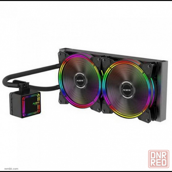 Система водяного охлаждения alseye h280 tdp 200w universal platfrom pwm single 5colors+ led 140mm*2 в макеевке днр | Гарантия Донецк - изображение 1