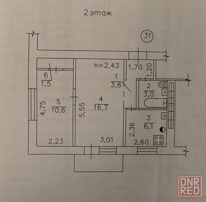 Продам 2х комн. кв. в Калининском р-не, Контур Донецк - изображение 9