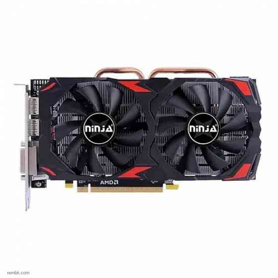 видеокарта ninja amd radeon rx 580 8гб gddr5, ret [afrx58085f] Макеевка