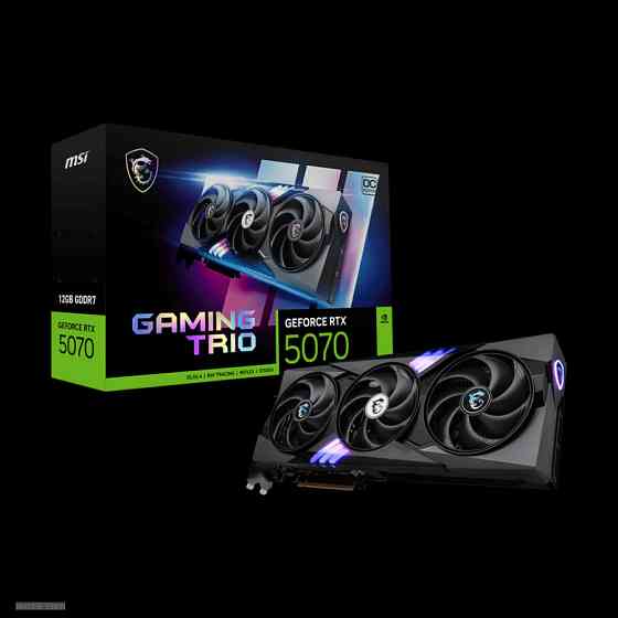 видеокарта msi geforce rtx 5070 12g gaming trio oc по доступной цене в макеевке днр Макеевка