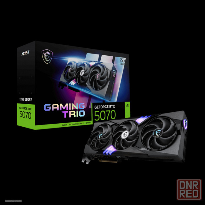 видеокарта msi geforce rtx 5070 12g gaming trio oc по доступной цене в макеевке днр Макеевка - изображение 1
