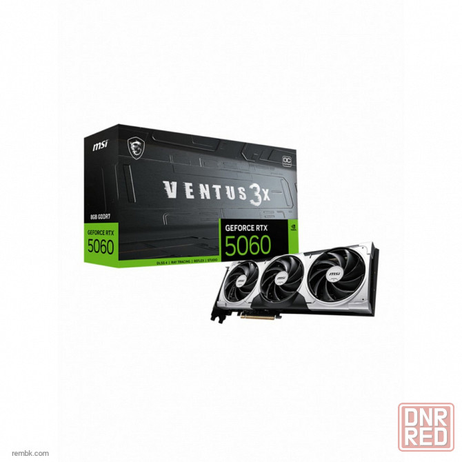 видеокарта msi geforce rtx 5060 8g ventus 3x oc по доступной цене в макеевке днр Макеевка - изображение 1