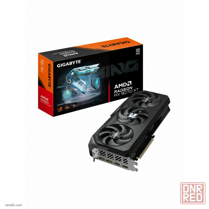 видеокарта gigabyte radeon rx 9070 xt gaming oc 16g (gv-r9070xtgaming oc-16gd) по доступной цене в макеевке днр Макеевка - изображение 1