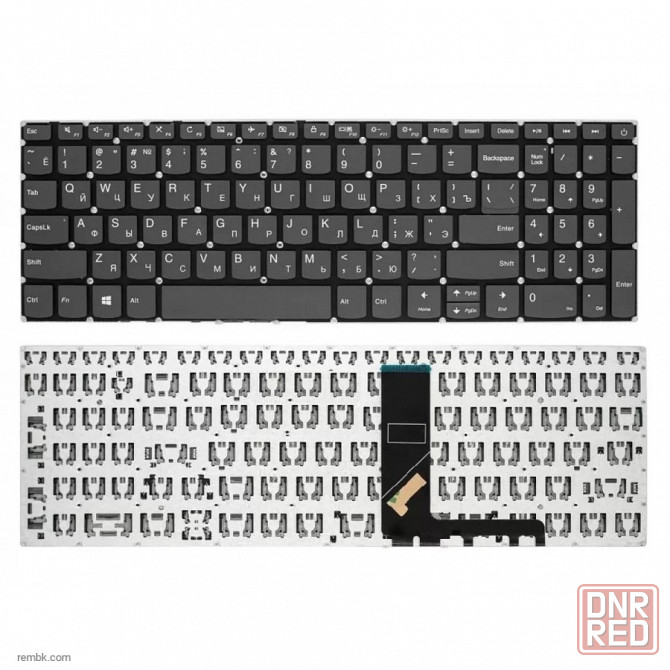 Клавиатура ноутбука Lenovo IdeaPad 320-15ABR, 520-15, 520-15IKB, 320-15ISK черная |Гарантия Макеевка - изображение 1