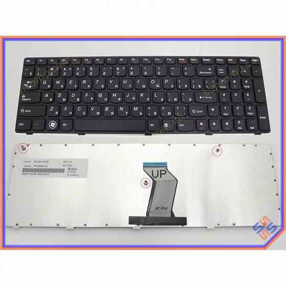 Клавиатура ноутбука LENOVO IdeaPad Z560, Z565, G570, G575, G560, G560E, G560A, G565 ( RU Black ) |Гарантия Макеевка