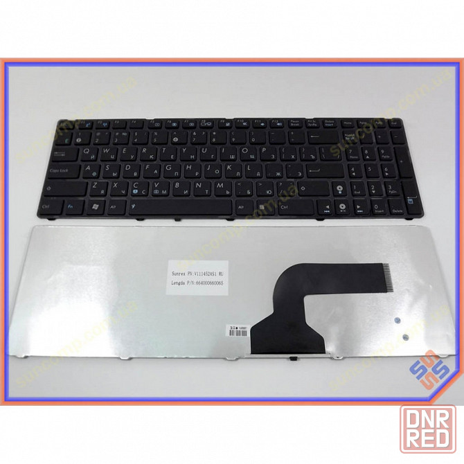 Клавиатура ноутбука ASUS (new ver) K52, A52, X52, K53, A53, A72, K72, K73, G60, G51, G53, G73, UL50, F70 ( RU Black ). недорого Макеевка |Гарантия Макеевка - изображение 1