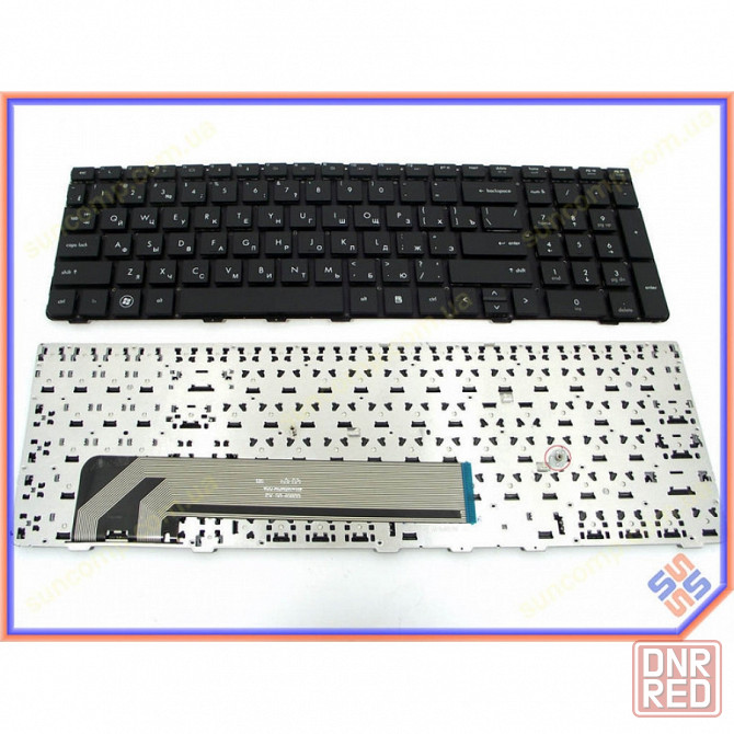 Клавиатура для ноутбука HP Probook 4530, 4730, 4535S, 4530S, 4730S Series. Плоский Enter. Черная, без рамки |Гарантия Макеевка - изображение 1