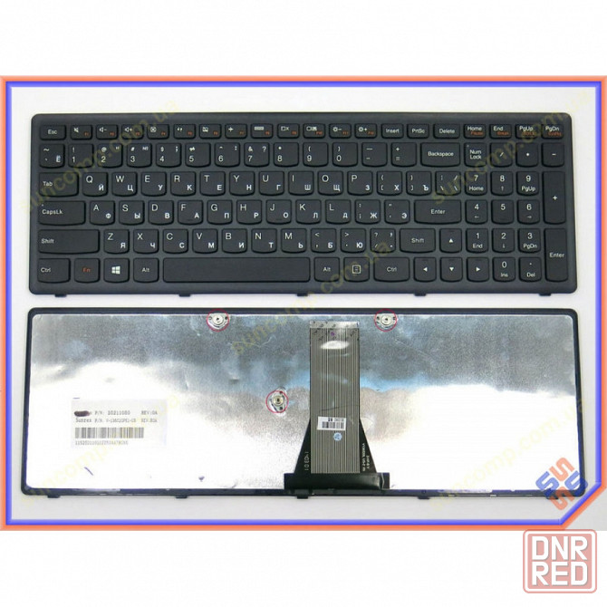 Клавиатура ноутбука LENOVO IdeaPad G500s, G505s, S500, S510p, Z510,Flex 15, 15D ( RU Black с рамкой ). в недорого |Гарантия Макеевка - изображение 1