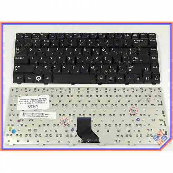 Клавиатура для ноутбука Samsung NP R513, R515, R518, R520, R522, R522H, R550, ( RU black ). Оригинальная клавиатура. Русская раскладка. |Гарантия Макеевка