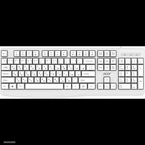Клавиатура Acer OKW301 белый (ZL. KBDCC.01B) по доступной цене |Гарантия Макеевка