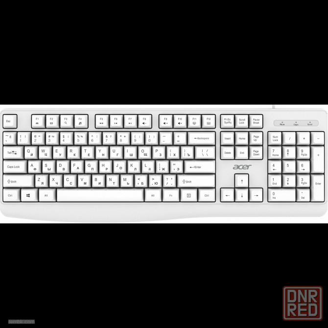 Клавиатура Acer OKW301 белый (ZL. KBDCC.01B) по доступной цене |Гарантия Макеевка - изображение 1