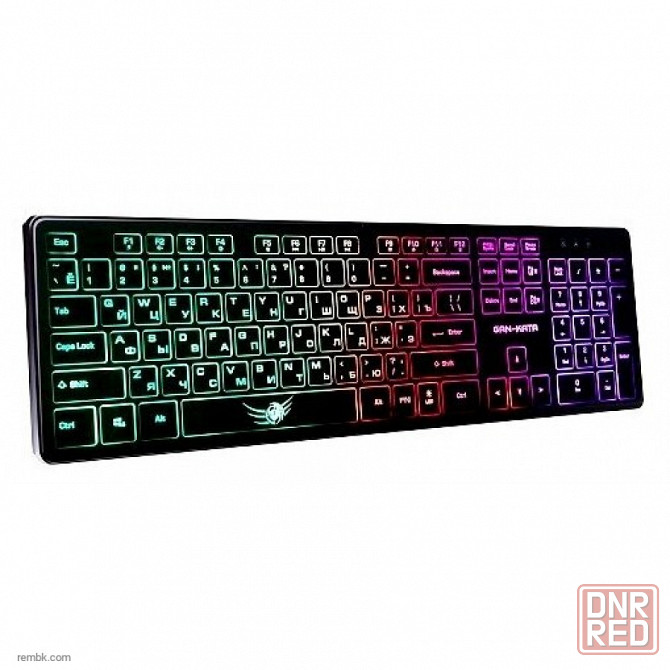 Клавиатура игровая Dialog KGK-17U black Gan-Kata 104кл. радужная подсветка - чёрная 1.6м |Гарантия Макеевка - изображение 1