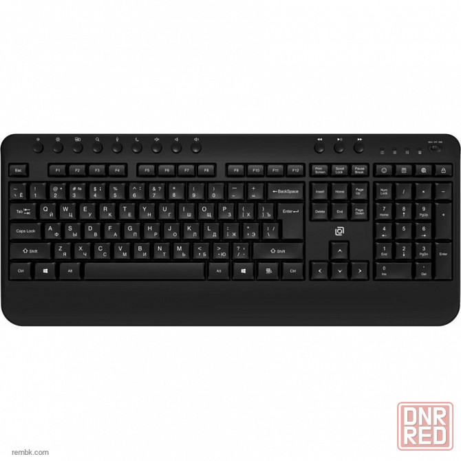 Клавиатура беспроводная Oklick K257W Black (2070286) |Гарантия Макеевка - изображение 1