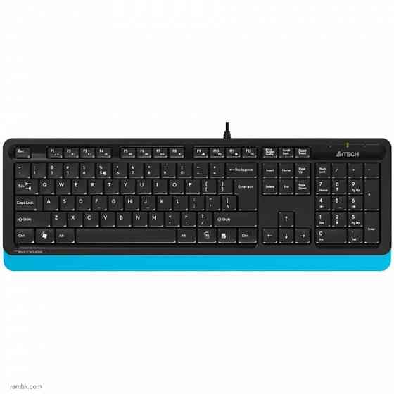 Клавиатура A4Tech Fstyler FK10 Black-Blue USB черный |Гарантия Макеевка