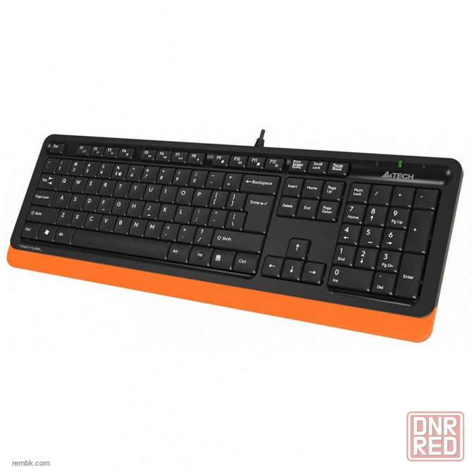 Клавиатура A4Tech Fstyler FK10 Orange-Black USB |Гарантия Макеевка - изображение 1