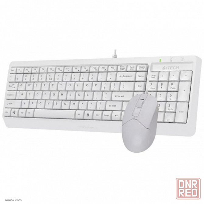 Клавиатура и мышь A4Tech Fstyler F1512, белый |Гарантия Макеевка - изображение 1