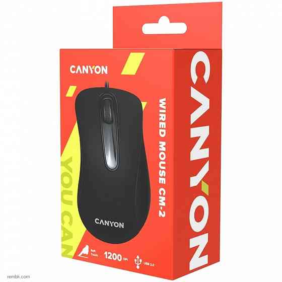 Мышь CANYON CNE-CMS2 Black USB по доступной цене |Гарантия Макеевка