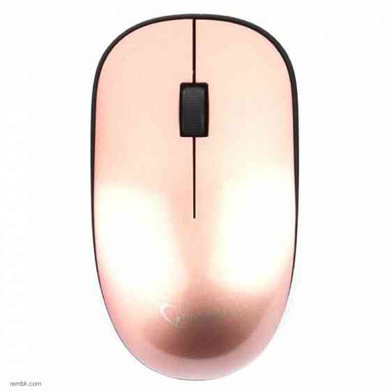 Мышь Gembird MUSW-111-RG, беспроводная, оптическая, 1200 dpi, 1xAA, USB, цвет розовое золото |Гарантия Макеевка