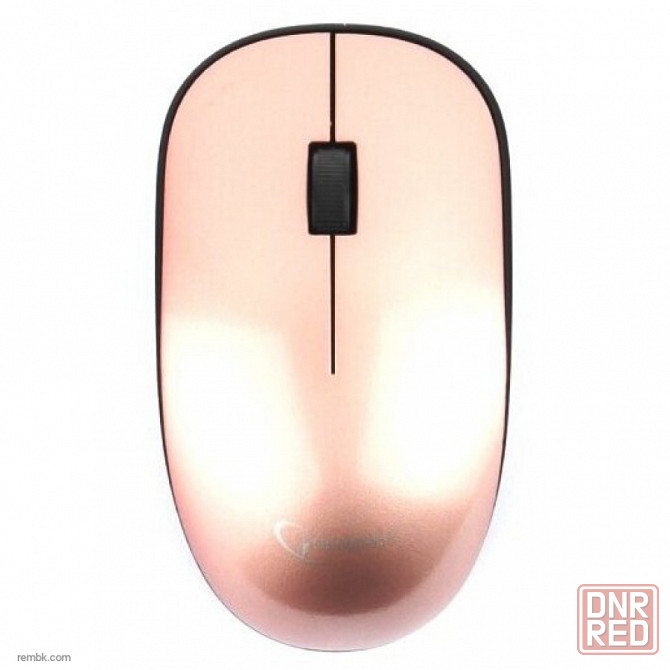 Мышь Gembird MUSW-111-RG, беспроводная, оптическая, 1200 dpi, 1xAA, USB, цвет розовое золото |Гарантия Макеевка - изображение 1