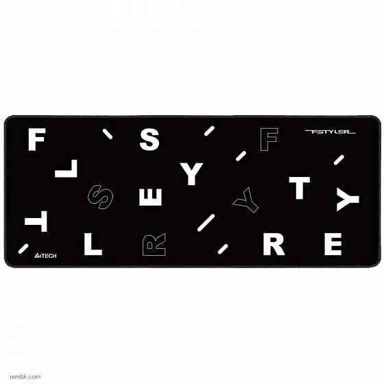 Коврик для мыши A4Tech FStyler FP75 черный/белый 750x300x2мм по доступной цене |Гарантия Макеевка